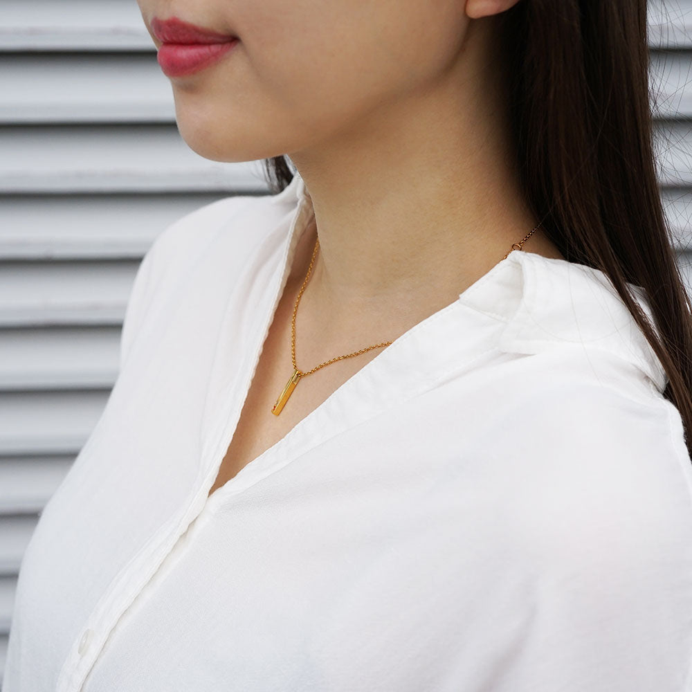 Alavel 選べる 2ストーン バー ネックレス ペア販売 BPS APP0254
