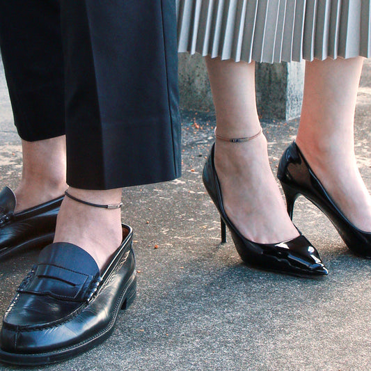 Alavel 選べる 革 レザー 誕生石 アンクレット ペア販売 ABYレザー 2.5mm APZ4042